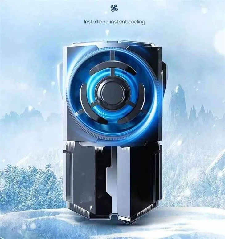 MEMO DLA5 Rechargeable Phone Cooler With 1200mAh Battery