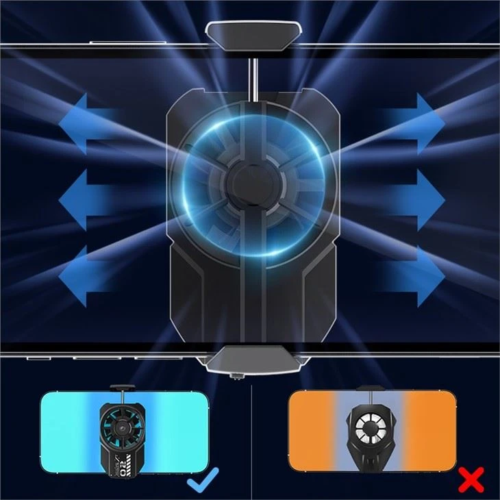 MEMO FLA2 Phone Cooler Phone Radiator With 300mAh Battery