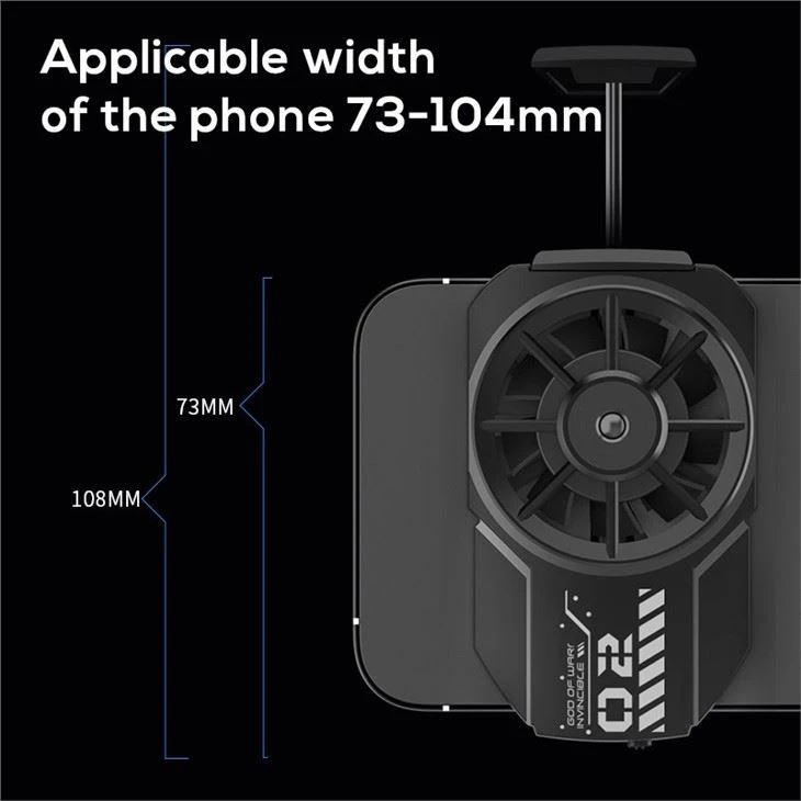 MEMO FLA2 Phone Cooler Phone Radiator With 300mAh Battery